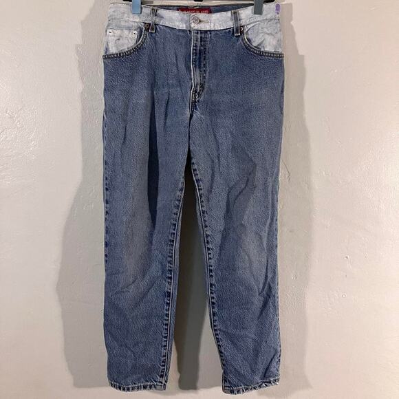 Vintage Y2K Levi’s Classic Relaxed 550 Painted Purple Cow‎ Print - Picture 1 of 7